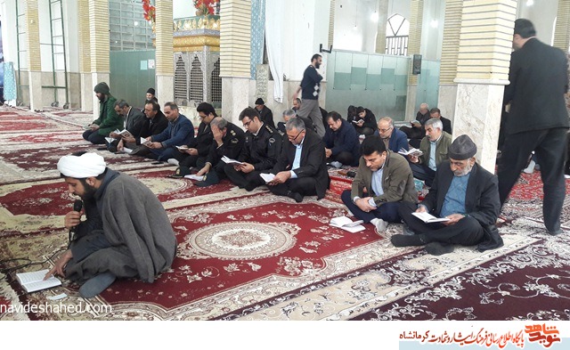 اولین مراسم گرامیداشت یاد و خاطره شهدای دی ماه شهرستان هرسین برگزار شد+تصاویر