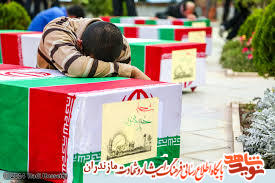 تشييع پيكر مطهر 8 شهيد گمنام در استان مازندران