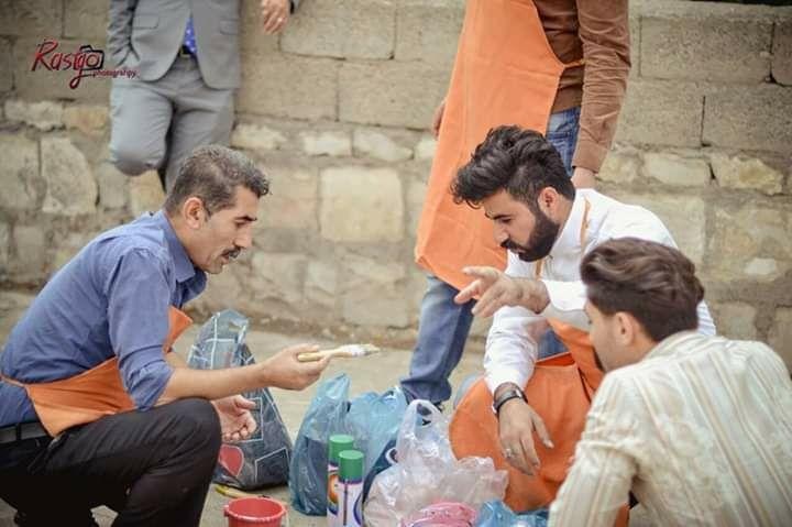 دیوارهایی که مجاهدت سربازان ایرانی در حلبچه  را شهادت می‌دهند