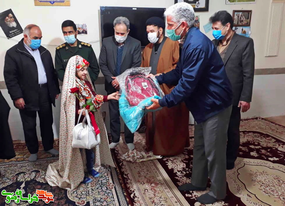 جشن تولد فرزند تکلیف فرزند شهید مدافع حرم سید گل آقا حسینی