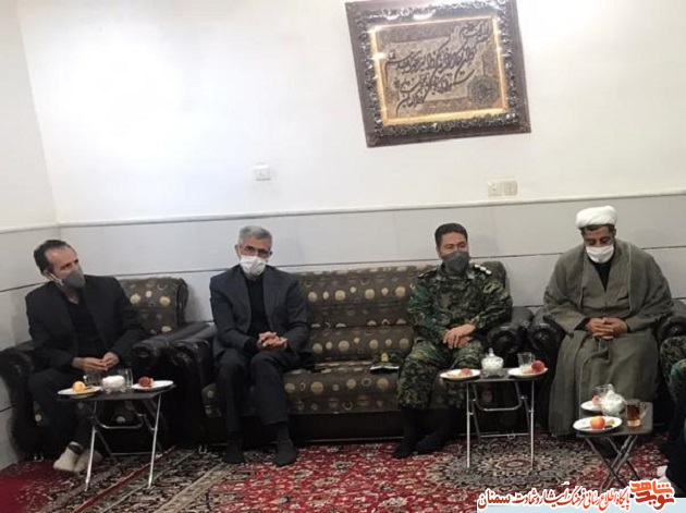 روایت پدر شهید از شوق فرزندش به شهادت در دیدار مسئولین سمنان با خانواده معظم شهید ترور 