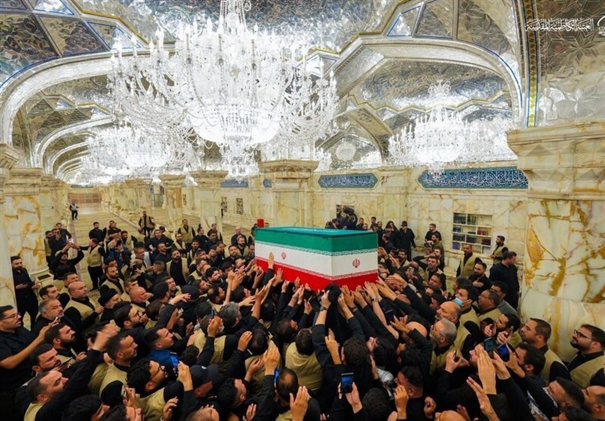 کاظمین میزبان پیکر&zwnj;های مطهر اعضای خانواده رهبر شهید انقلاب