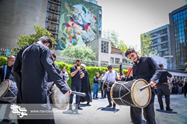 عکس/ مراسم عزاداری شهادت حضرت اباعبدالله الحسین(ع) در بنیاد شهید و امور ایثارگران