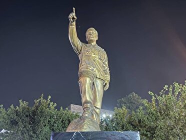 رونمایی از تندیس سردار شهید امیرعلی حاجی‌زاده در میدان ابوذر 