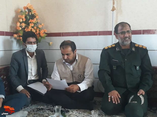 دیدار مسئولان آرادانی با خانواده معظم شهید والامقام ابوالفضل شاه‌حسینی - نوزدهم اردیبهشت ۱۴۰۱ شهر کهن‌آباد شهرستان آرادان